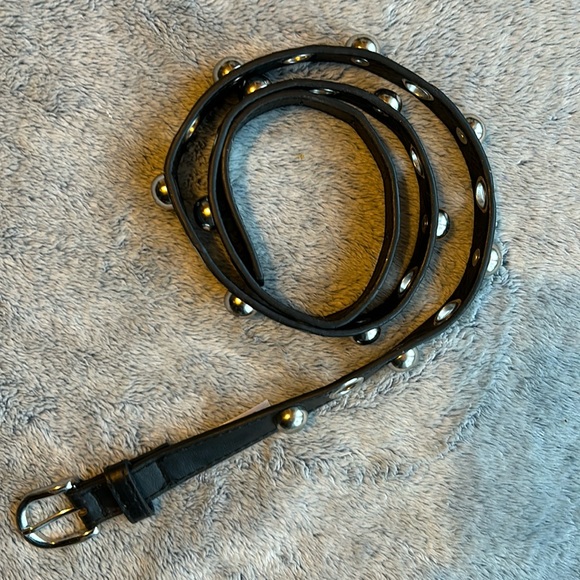 ARDENE💫Women’s Black Metal Detailed Belt - Picture 1 of 9